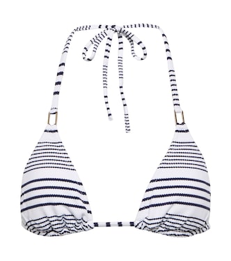 Cancun striped bikini top | Melissa Odabash