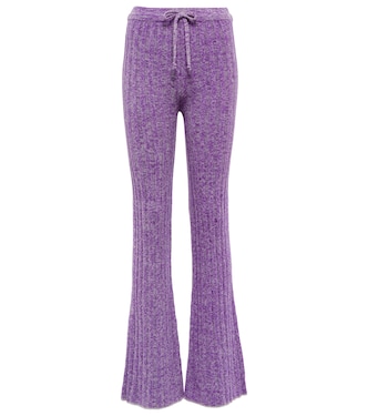 Pantalones flared en mezcla de lana | Acne Studios