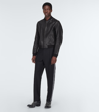 Bomberjacke aus Leder | Prada