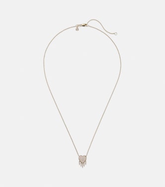 14kt gold necklace with diamonds | Sydney Evan