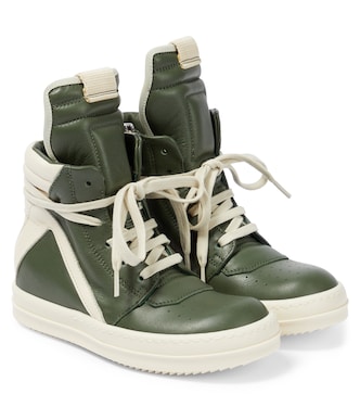 Sneakers alte Geobasket in pelle | Rick Owens Kids