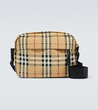 Borsa a tracolla in canvas Burberry Check | Burberry