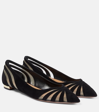 Ballerine The Spy in suede | Aquazzura