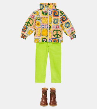 Wattierte Jacke Hally aus Häkelstrick | Molo