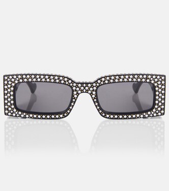 Occhiali da sole rettangolari Double G | Gucci