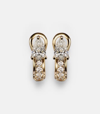 Orecchini in oro 18kt con diamanti | Anita Ko