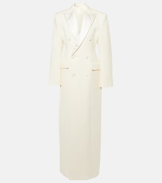 Abrigo cruzado de lana | Wardrobe.NYC