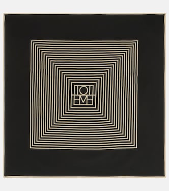 Foulard in seta con stampa | Toteme