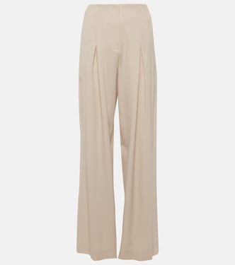 Faye high-rise wool wide-leg pants | Fforme