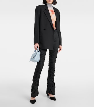 Pantalones flared de mezcla de lino | Acne Studios