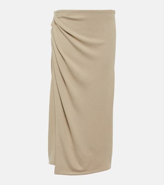 Falda envolvente de jersey | Vince