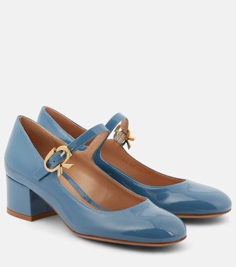 Pumps Mary Jane Mary Ribbon in vernice | Gianvito Rossi