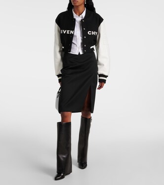 Bottes Shark Lock Buckles 90 en cuir  | Givenchy
