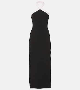 Halterneck midi dress | Roland Mouret