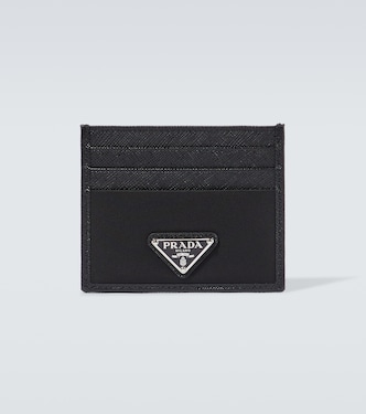 Kartenetui aus Re-Nylon und Saffiano-Leder | Prada