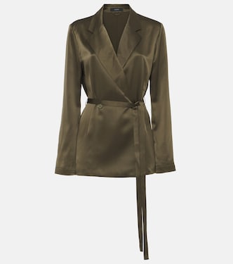 Blazer Joubert en satin de soie | Joseph