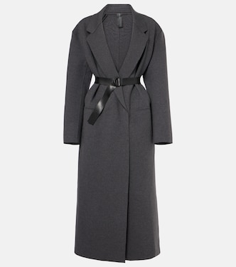 Abrigo oversized de mezcla de algodón | Norma Kamali