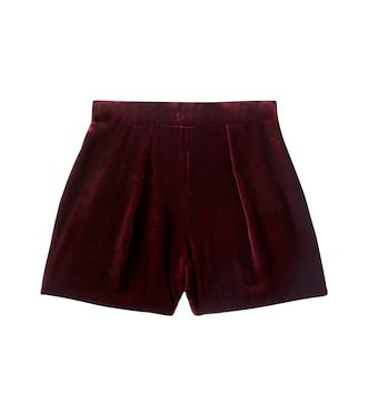 Shorts Flash aus Samt | Bonpoint