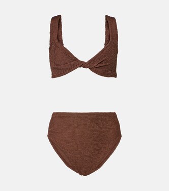 Jamie gathered bikini | Hunza G