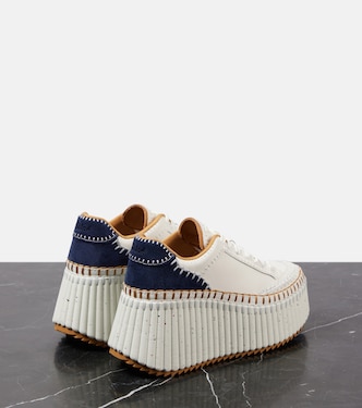 Zapatillas con plataforma Nama de piel | Chloé