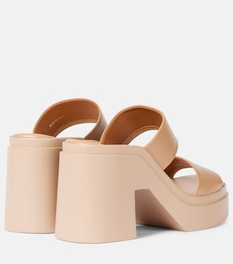 Next leather platform sandals | Clergerie