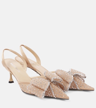 Pumps slingback Cadeau 65 con cristalli | Mach & Mach