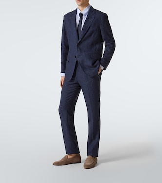 Pantaloni regular Modluca in lino | Rubinacci