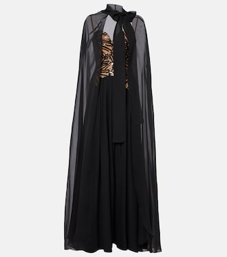Robe aus einem Seidengemisch mit Pailletten | Elie Saab