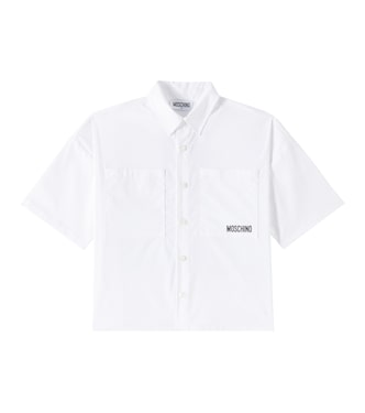 Teddy Bear cotton-blend shirt | Moschino Kids