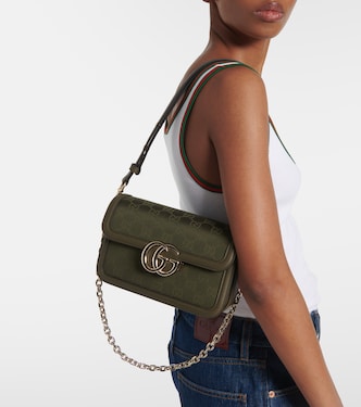 Borsa a spalla Gucci Go Small in canvas GG | Gucci