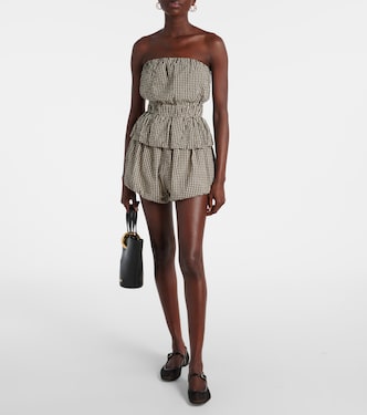 Shorts Aurelia in cotone a quadretti | Posse