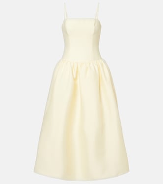 Midikleid aus Taft | Self-Portrait