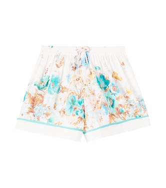Scarborough floral cotton shorts | Zimmermann Kids