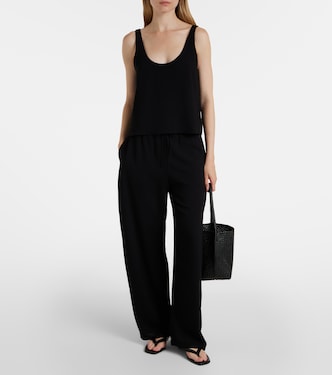 Ari crêpe straight pants | Leset