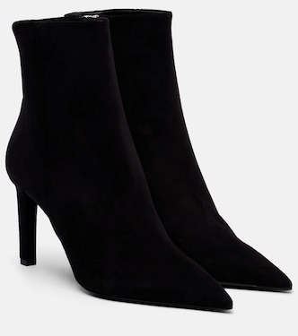 Stivaletti Frankie 85 in suede | Jimmy Choo
