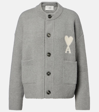Ami de Cœur alpaca and wool-blend cardigan | Ami Paris