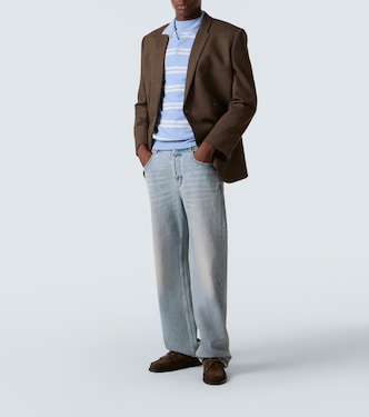 Mr Swansea striped cashmere polo sweater | Arch4