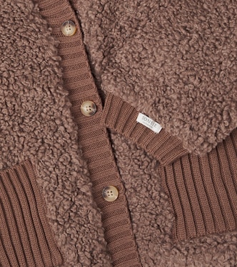 Cardigan Olaan aus Teddyfleece | Donsje