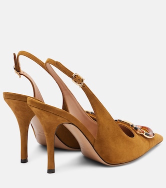 Sara suede slingback pumps | Ferragamo