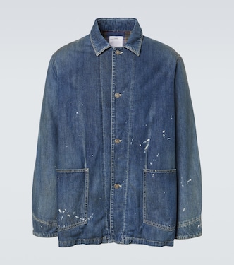 Denim down overshirt | Visvim