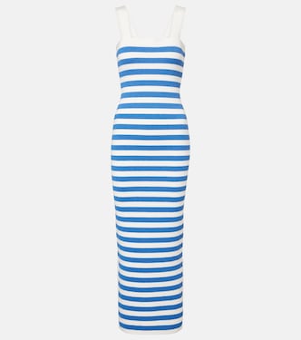 Ari striped knitted maxi dress | Posse