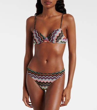 Zig Zag lamé bikini | Missoni