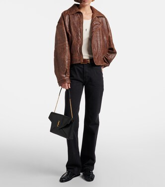 Cassandre ribbed-knit cotton tank top | Saint Laurent