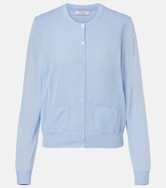 Summer semi-sheer cotton-blend cardigan | Dorothee Schumacher