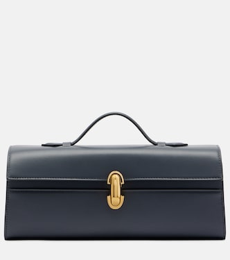 Symmetry Slim leather top-handle bag | Savette