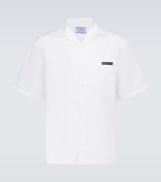 Cotton poplin bowling shirt | Prada