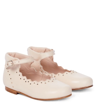 Ballerinas aus Leder | Chloé Kids