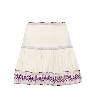 Minifalda Tyruss de algodón bordada | Marant Etoile