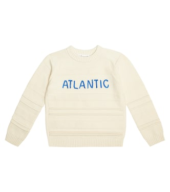 Pull Archimède brodé en laine et coton | Bonpoint