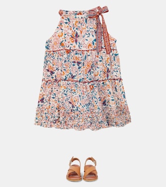 Carine floral cotton dress | Poupette St Barth Kids